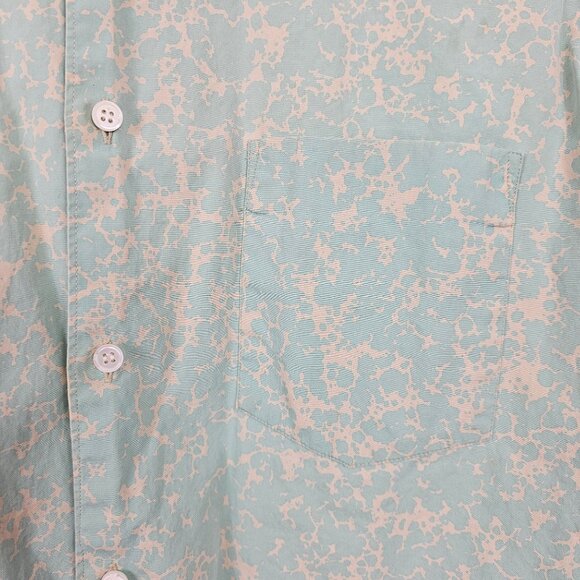 Comme des Garcons Shirt Mens M Seafoam Green Designer France Button Down Shirt - Picture 8 of 9